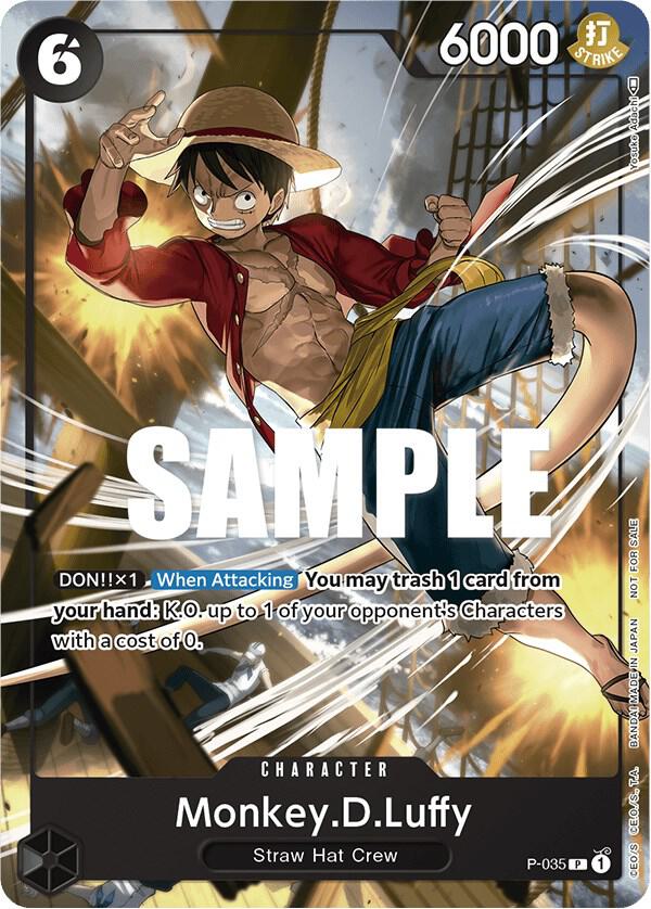 Monkey.D.Luffy (Pirates Party Vol. 3) - P-035 - One Piece Promotion Cards