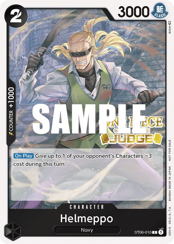 Helmeppo (Judge) - ST06-010 - One Piece Promotion Cards