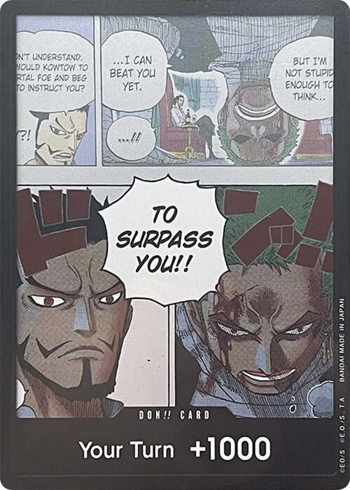 DON!! Card (Mihawk & Zoro, Double Pack Set Vol. 3) - DON!! - WINGS OF THE CAPTAIN