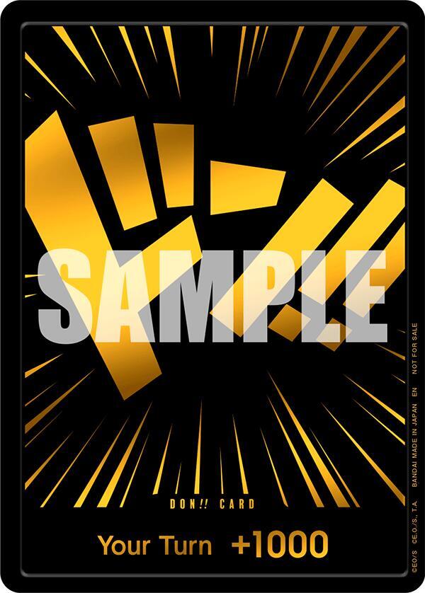 DON!! Card (Black and Gold) - DON!! - One Piece Promotion Cards