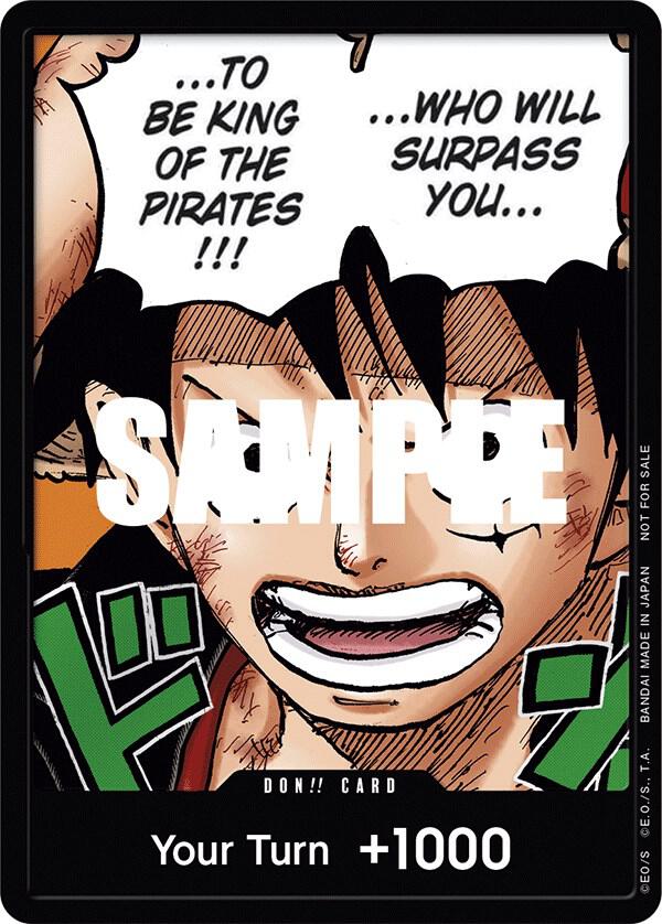 DON!! Card (Monkey.D.Luffy, 1st Anniversary DON!! Card Pack) - DON!! - One Piece Promotion Cards