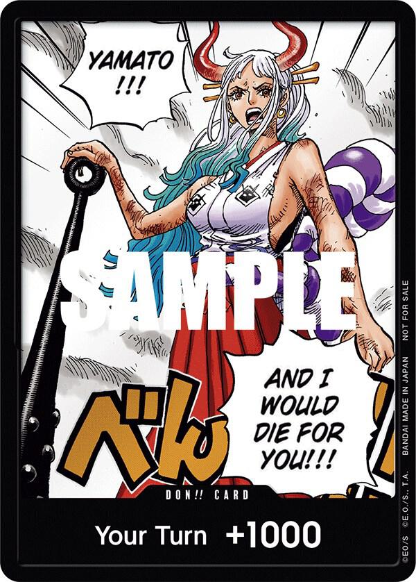 DON!! Card (Yamato, 1st Anniversary DON!! Card Pack) - DON!! - One Piece Promotion Cards