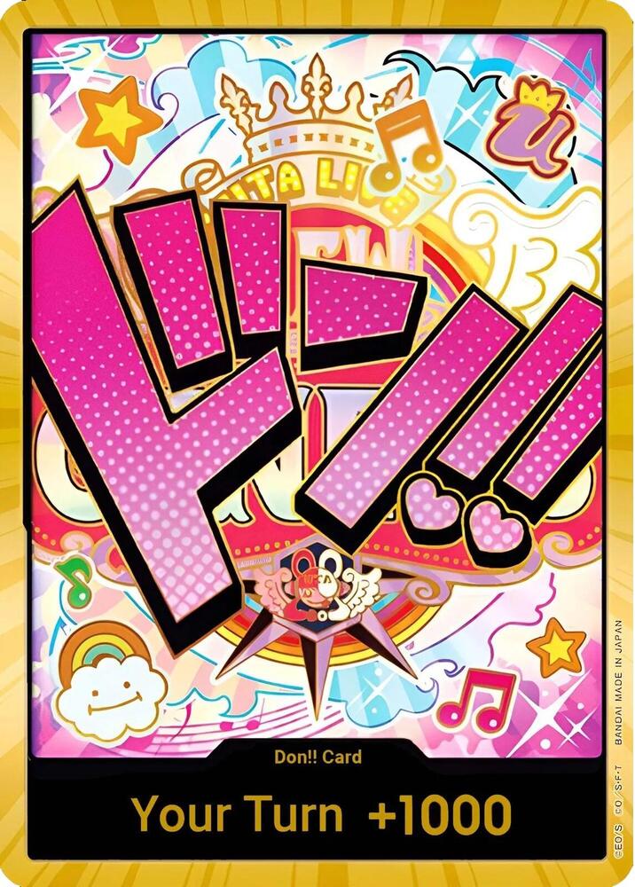 DON!! Card (Uta, Gold) - DON!! - ONE PIECE CARD THE BEST