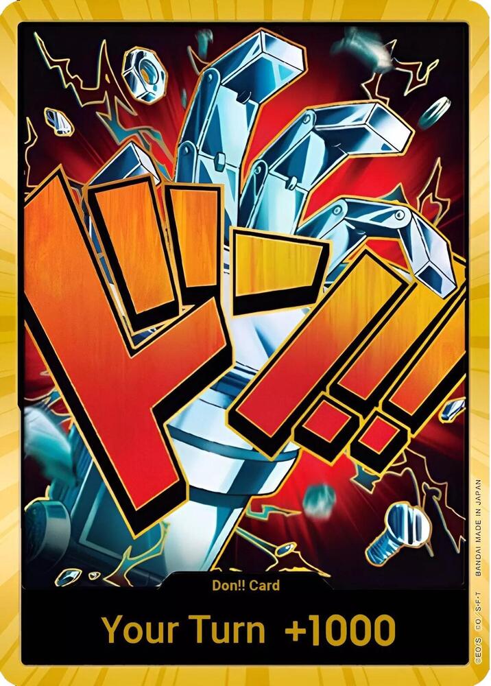 DON!! Card (Eustass "Captain" Kid, Gold) - DON!! - ONE PIECE CARD THE BEST