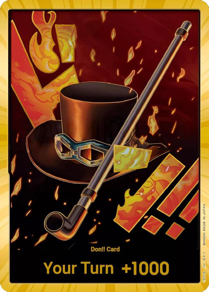 DON!! Card (Sabo, Gold) - DON!! - ONE PIECE CARD THE BEST