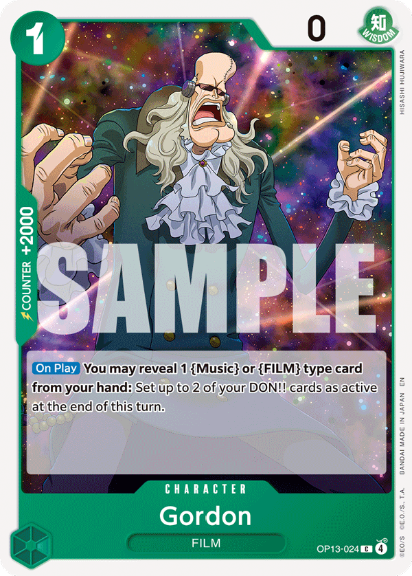 Gordon - OP13-024 - CARRYING ON HIS WILL