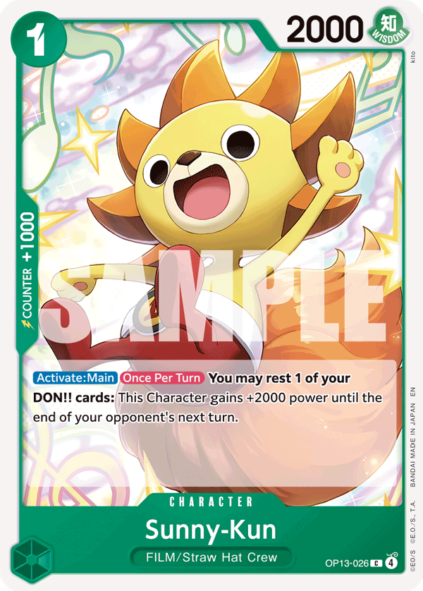 Sunny-Kun - OP13-026 - CARRYING ON HIS WILL