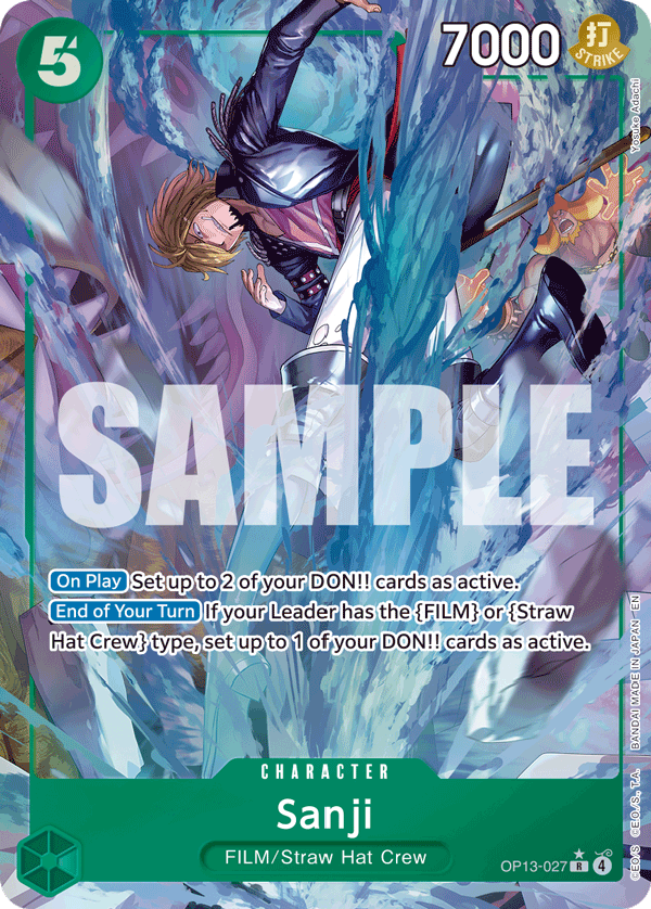 Sanji (Alternate Art) - OP13-027 - CARRYING ON HIS WILL