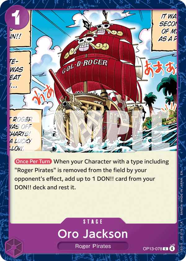 Oro Jackson - OP13-078 - CARRYING ON HIS WILL