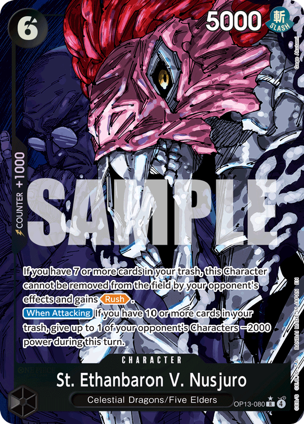 St. Ethanbaron V. Nusjuro (Alternate Art) - OP13-080 - CARRYING ON HIS WILL