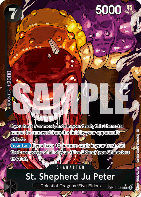 St. Shepherd Ju Peter (Alternate Art) - OP13-084 - CARRYING ON HIS WILL