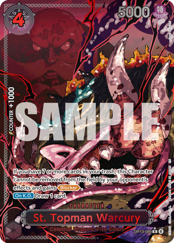 St. Topman Warcury (Parallel) - OP13-089 - CARRYING ON HIS WILL