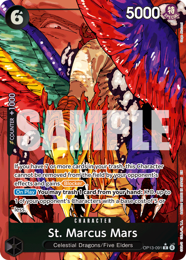 St. Marcus Mars (Alternate Art) - OP13-091 - CARRYING ON HIS WILL