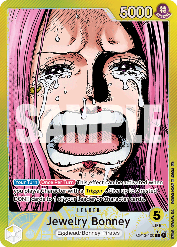 Jewelry Bonney (Alternate Art) - OP13-100 - CARRYING ON HIS WILL