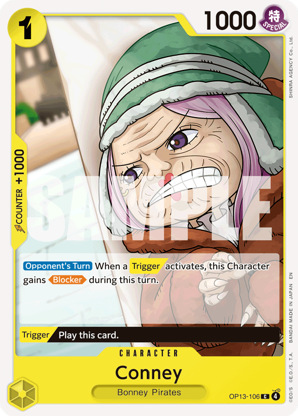 Conney - OP13-106 - CARRYING ON HIS WILL