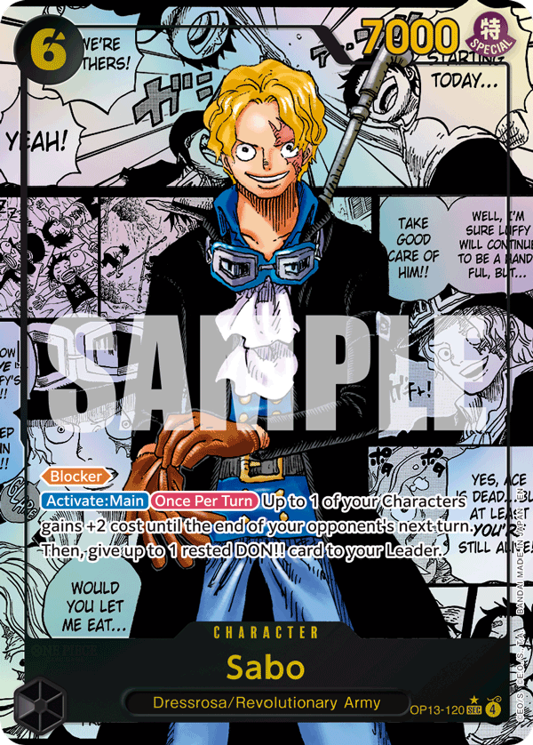 Sabo (Manga) - OP13-120 - CARRYING ON HIS WILL