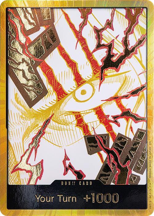 DON!! Card (Shanks, Gold) - DON!! - ONE PIECE CARD THE BEST vol.2