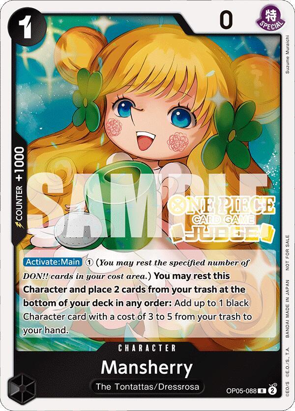 Mansherry (Judge Pack Vol. 4) - OP05-088 - One Piece Promotion Cards