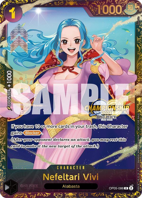 Nefeltari Vivi (October Championship 2024 Store Regionals) - OP05-086 - One Piece Promotion Cards