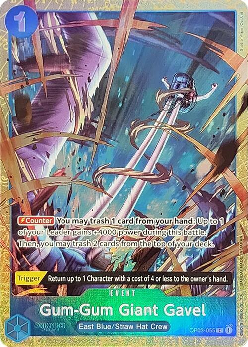 Gum-Gum Giant Gavel (Premium Card Collection -Best Selection Vol. 2-) - OP03-055 - One Piece Promotion Cards