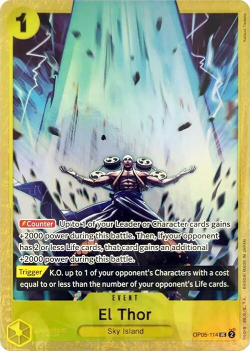 El Thor (Premium Card Collection -Best Selection Vol. 2-) - OP05-114 - One Piece Promotion Cards