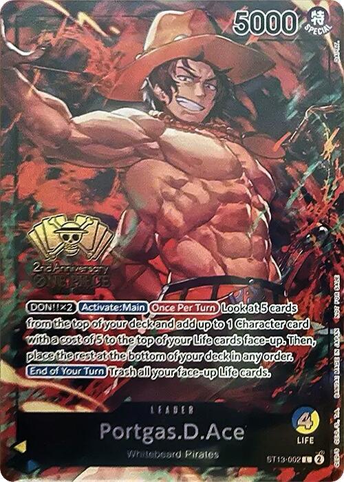 Portgas.D.Ace (2nd Anniversary Tournament) - ST13-002 - One Piece Promotion Cards