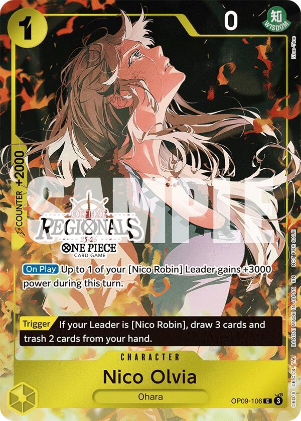 Nico Olvia (Offline Regional Participation Pack 2025 Vol.1) - OP09-106 - One Piece Promotion Cards