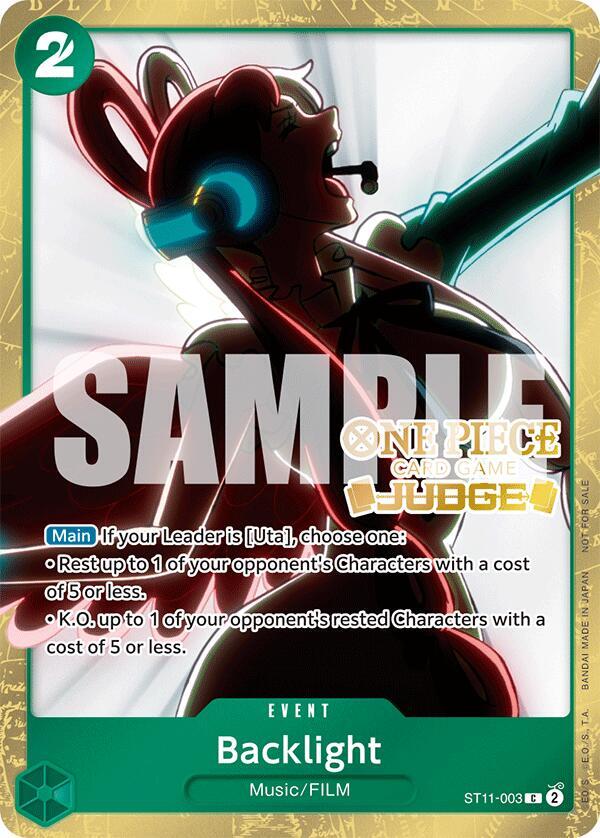 Backlight (Judge Pack Vol. 5) - ST11-003 - One Piece Promotion Cards