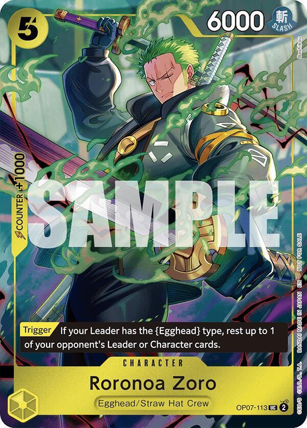 Roronoa Zoro (One Piece Day Dallas 2025) - OP07-113 - One Piece Promotion Cards