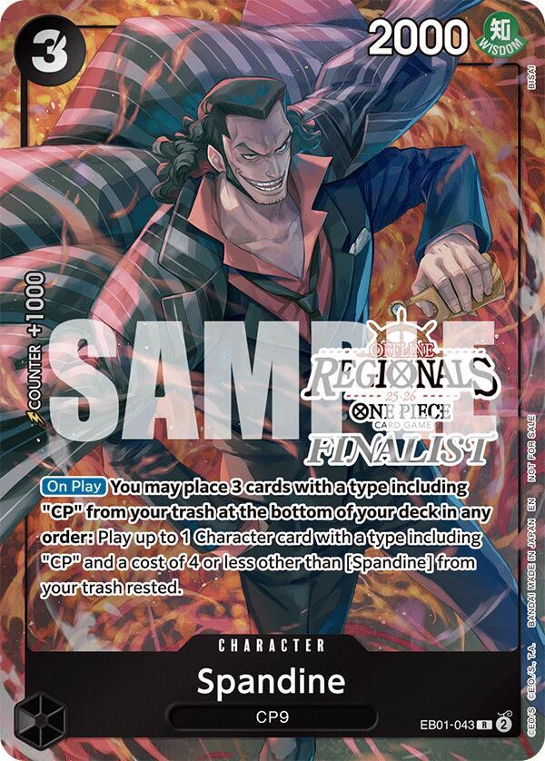Spandine (Offline Regional Finalist Card Set 2025 Vol.1) - EB01-043 - One Piece Promotion Cards