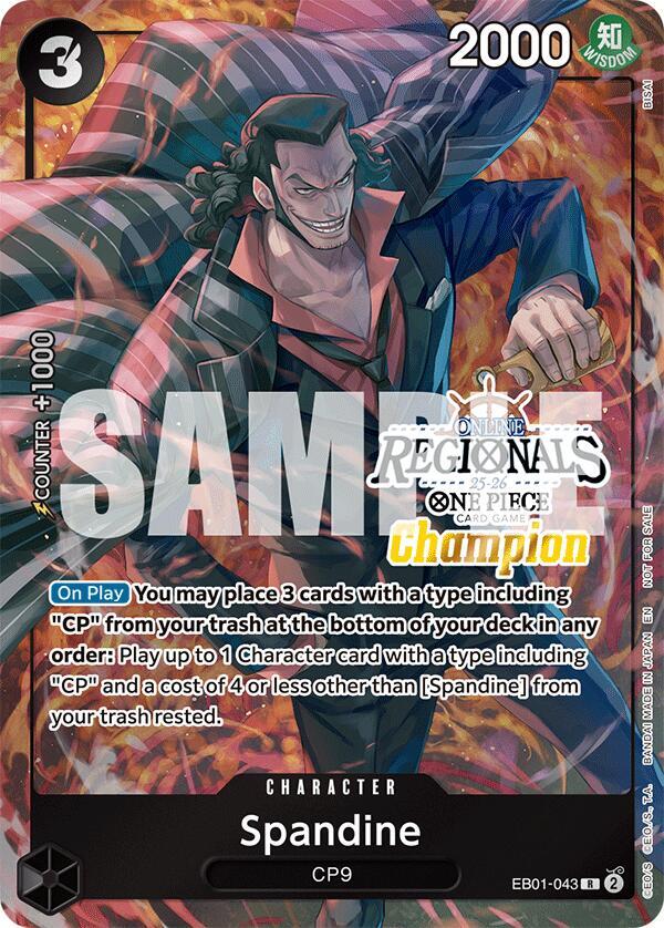 Spandine (Regional Champion Card Set 2025 Vol.1) - EB01-043 - One Piece Promotion Cards