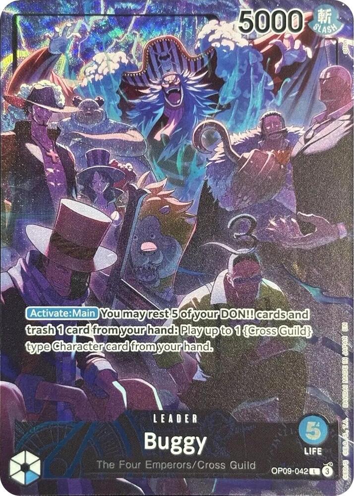 Buggy (English Version 2nd  Anniversary Set) - OP09-042 - One Piece Promotion Cards
