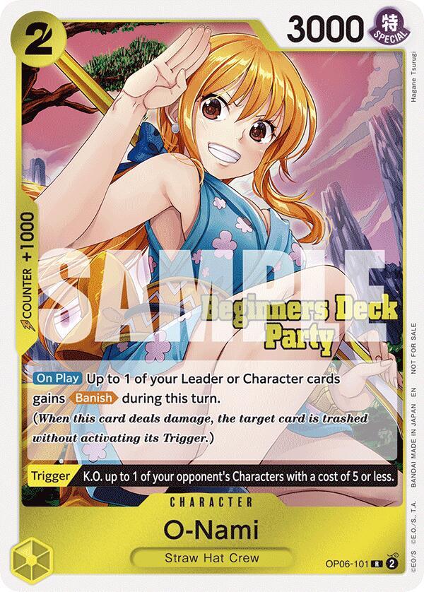 O-Nami (Beginners Deck Party [ST-23] - [ST-28] Participation Pack) - OP06-101 - One Piece Promotion Cards