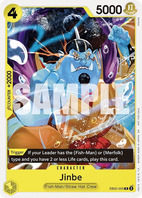 Jinbe (Tournament Pack 2025 Vol. 3) - EB02-055 - One Piece Promotion Cards