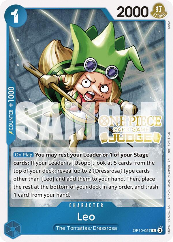 Leo (Judge Pack Vol. 6) - OP10-057 - One Piece Promotion Cards