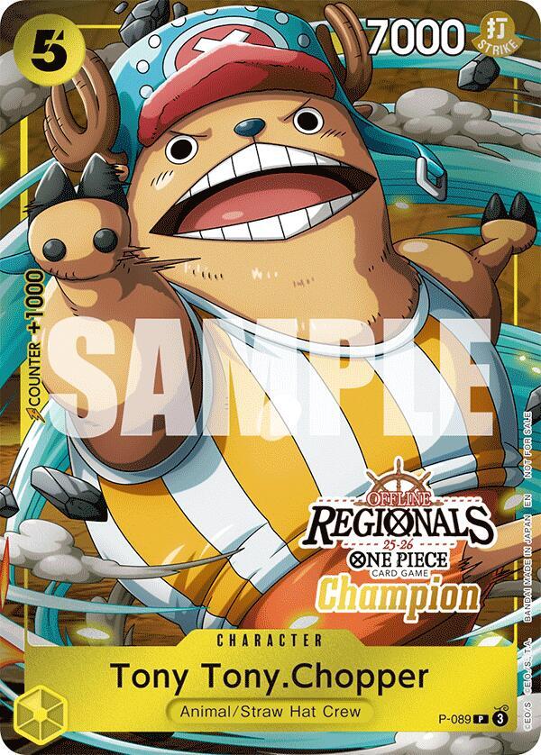 Tony Tony.Chopper (Offline Regional Champion Card Set 2025 Vol.2) - P-089 - One Piece Promotion Cards