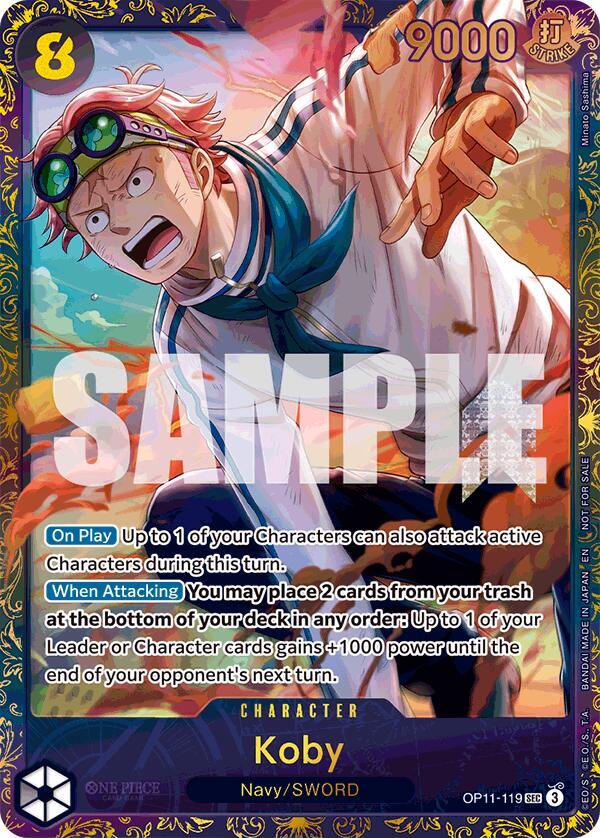 Koby (Treasure Cup August 2025) - OP11-119 - One Piece Promotion Cards