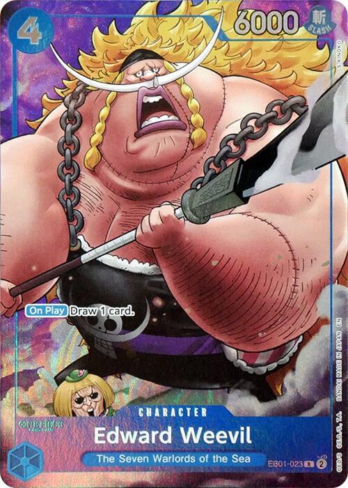 Edward Weevil (Seven Warlords of the Sea Binder Set) - EB01-023 - One Piece Promotion Cards