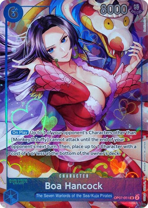 Boa Hancock (Seven Warlords of the Sea Binder Set) - OP07-051 - One Piece Promotion Cards