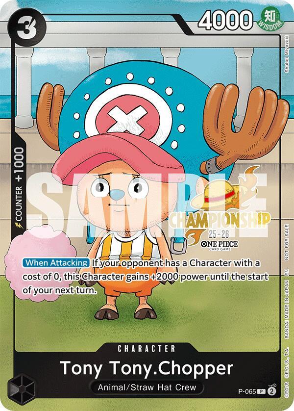 Tony Tony.Chopper (CS 25-26 Event Pack) - P-065 - One Piece Promotion Cards