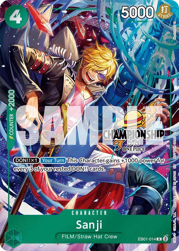 Sanji (CS 25-26 Celebration Pack) - EB01-014 - One Piece Promotion Cards