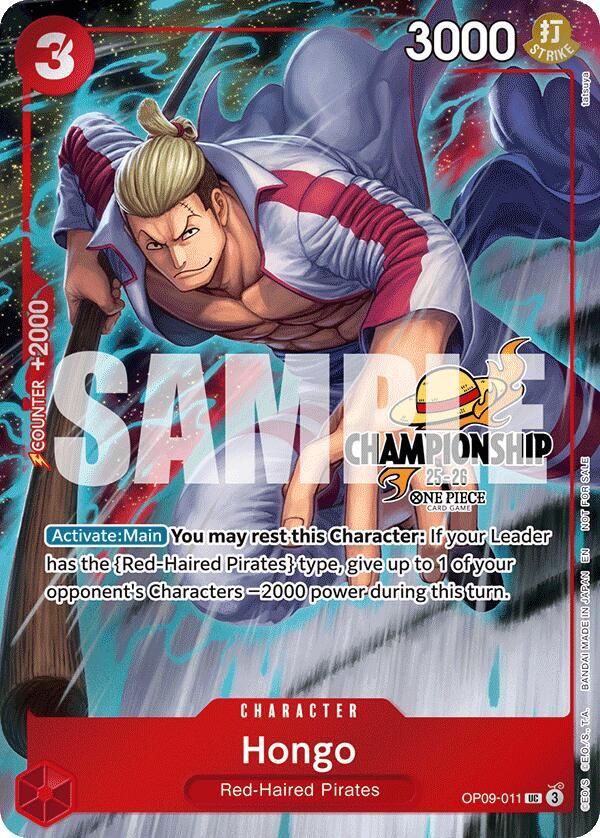 Hongo (CS 25-26 Celebration Pack) - OP09-011 - One Piece Promotion Cards