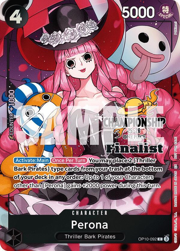 Perona (CS 25-26 Finalist Card Set 1) - OP10-092 - One Piece Promotion Cards