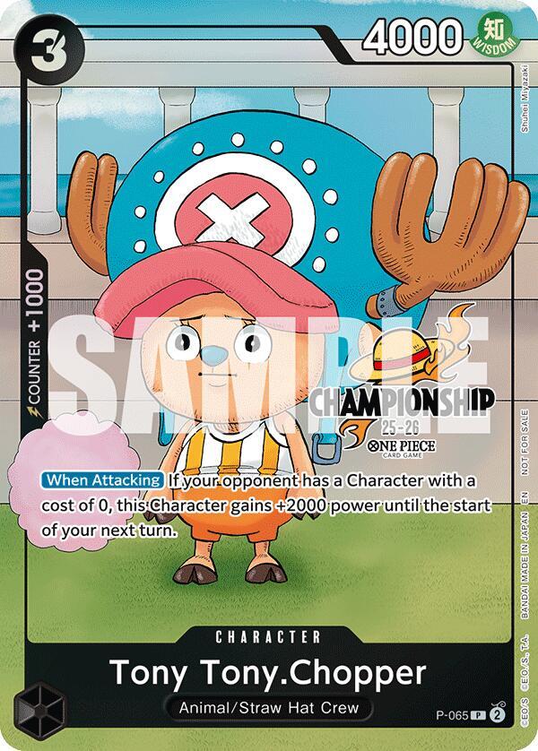 Tony Tony.Chopper (CS 25-26 Event Pack Finalist Ver.) - P-065 - One Piece Promotion Cards