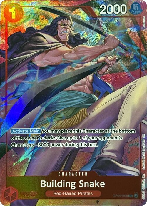 Building Snake (Premium Card Collection -Best Selection Vol. 4-) - OP09-008 - One Piece Promotion Cards