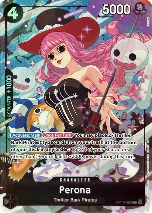 Perona (Premium Card Collection -Best Selection Vol. 4-) - OP10-092 - One Piece Promotion Cards