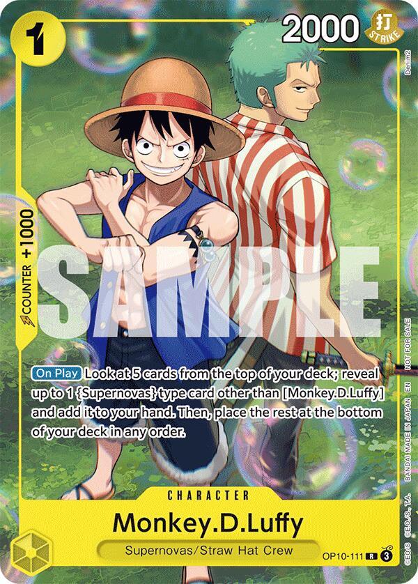 Monkey.D.Luffy (Learn Together Deck Set - Set Sail Event) - OP10-111 - One Piece Promotion Cards