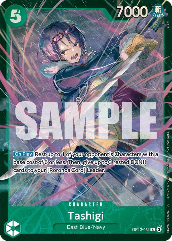 Tashigi (Store Treasure Cup 2025) - OP12-031 - One Piece Promotion Cards