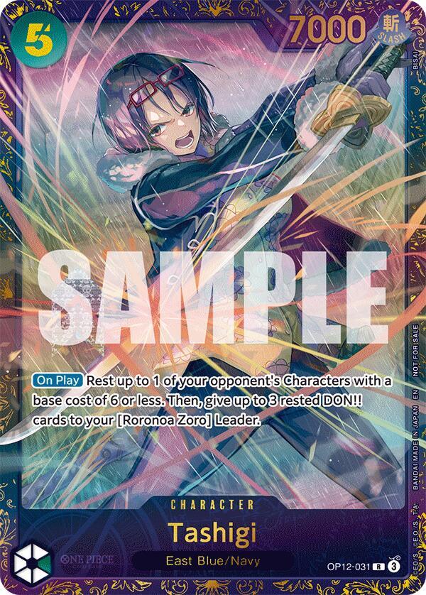 Tashigi (Treasure Cup 2025) - OP12-031 - One Piece Promotion Cards