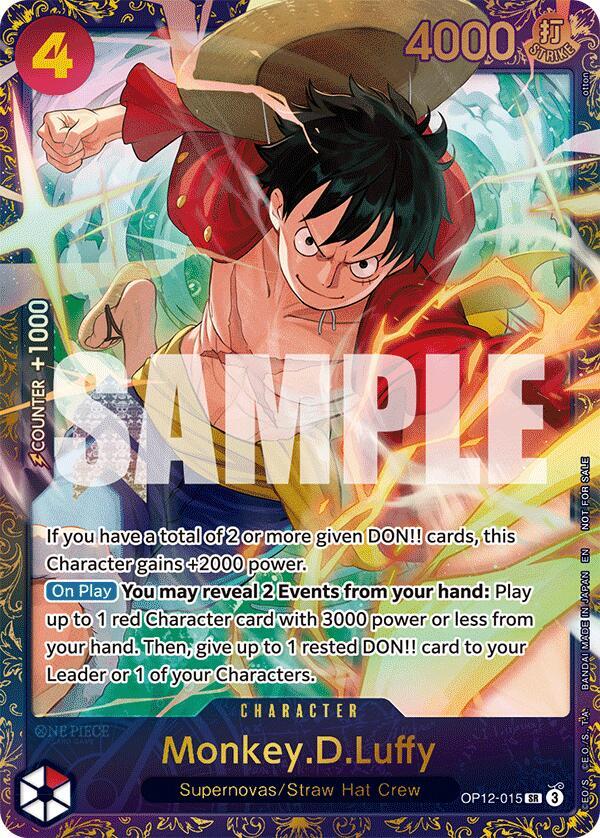 Monkey.D.Luffy (Treasure Cup 2025) - OP12-015 - One Piece Promotion Cards